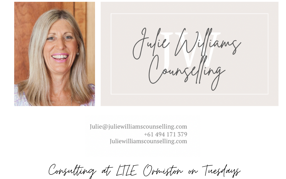 Julie Williams Counselling LTLE Speech Pathology