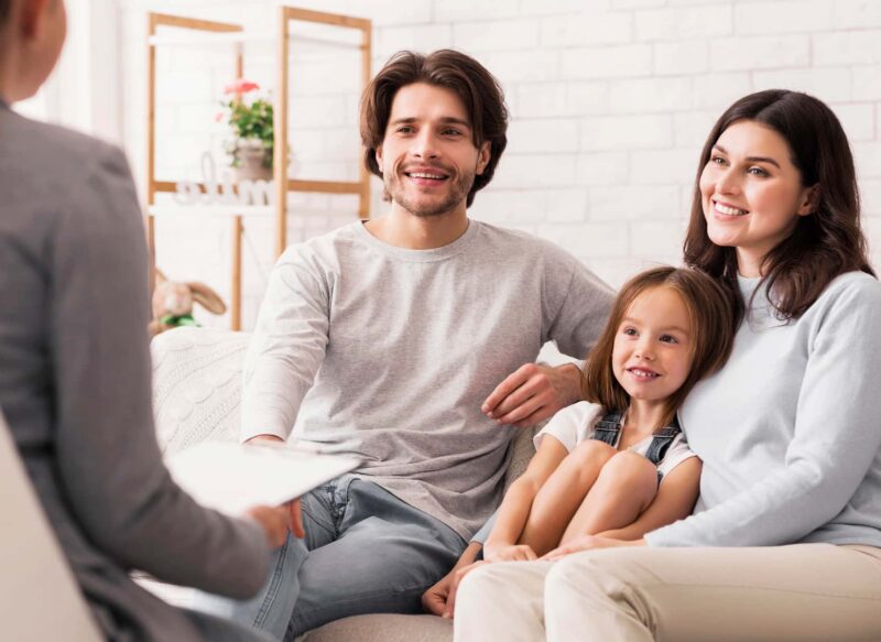 Therapist Talking To A Parent